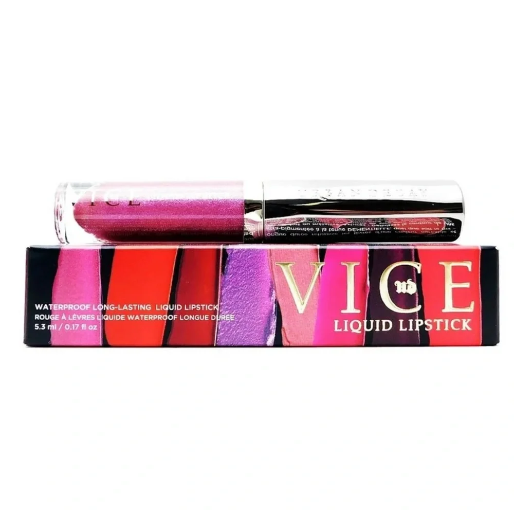 Urban Decay Vice Liquid Lipstick Big Bang Metallized Pink NIB